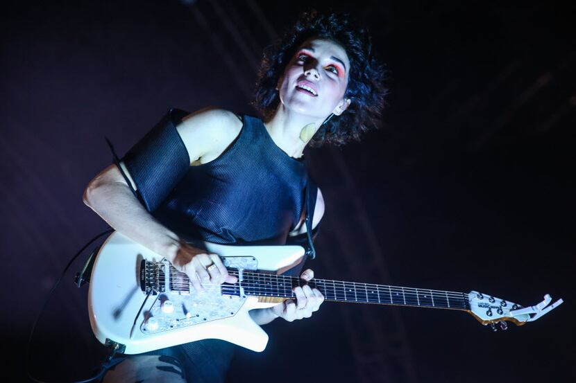 St. Vincent performs at the 2015 Coachella Music and Arts Festival on Sunday, April 19,...