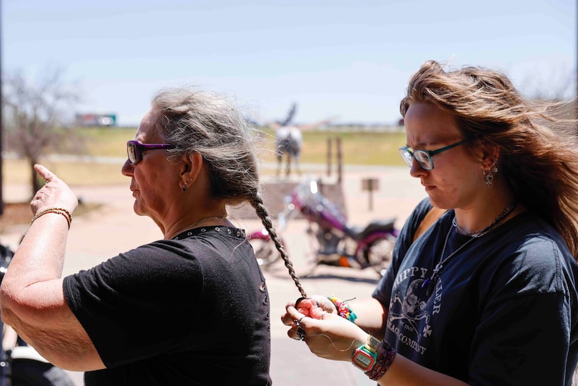 Mary Beth Looney (left) was sentenced more than 45 years in prison for selling...