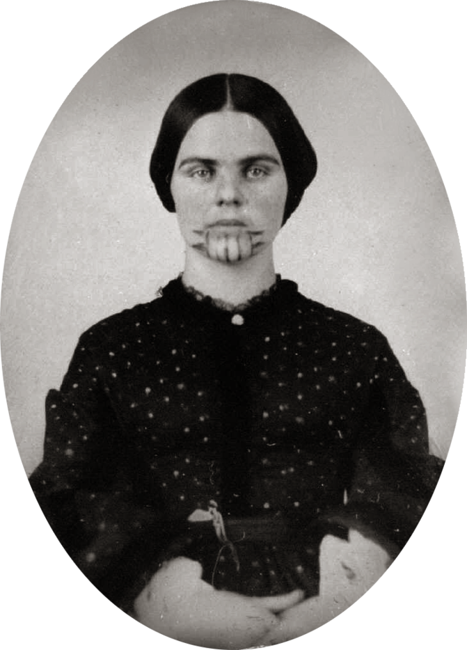 Olive Oatman in 1857, a year after release.