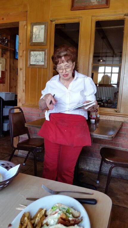 Helen Wallace, 74, has worked as a waitress at Isaack Restaurant in Junction for most of the...