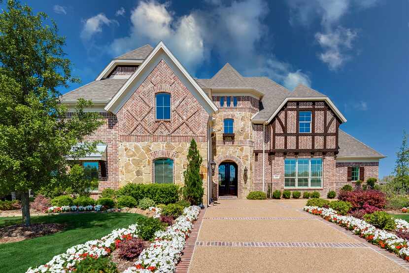 This Grand Homes model at 4007 Barlow Court in Mansfield’s Bower Ranch offers four bedrooms,...