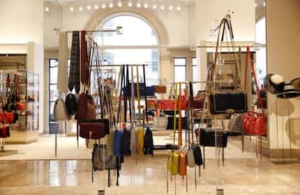  The handbag department at Neiman Marcus in downtown Dallas on April 12, 2016. (Rose...