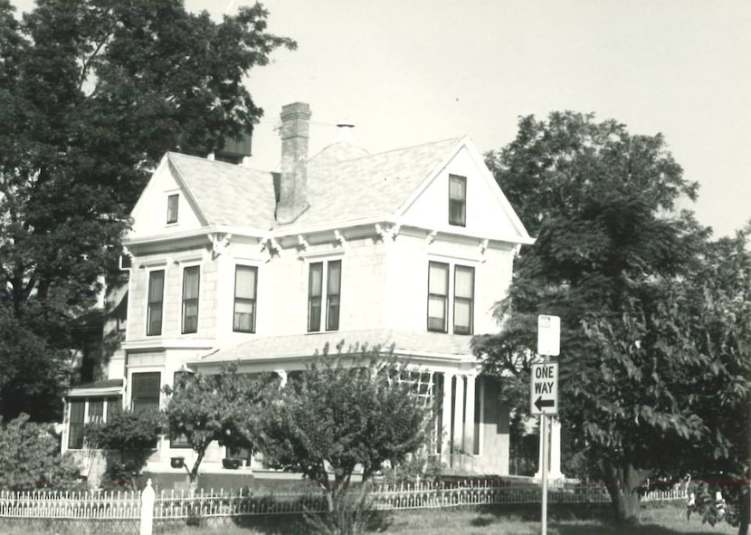 A photo of the house from 1977, when it was included in a survey of Victorian architecture...