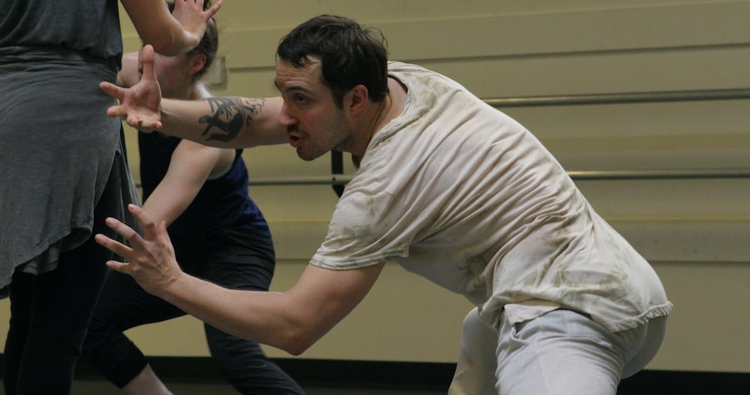 DASH Ensemble founder and artistic director Gregory Dolbashian rehearses "Evermore," a 2017...