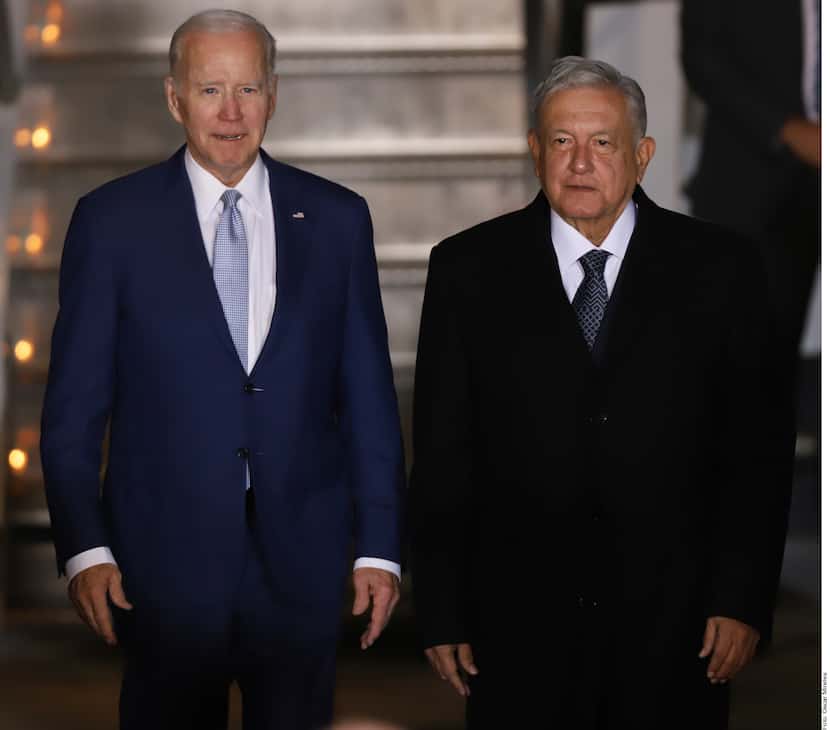 President Joe Biden with Mexican President Andrés Manuel López Obrador. The two leaders have...