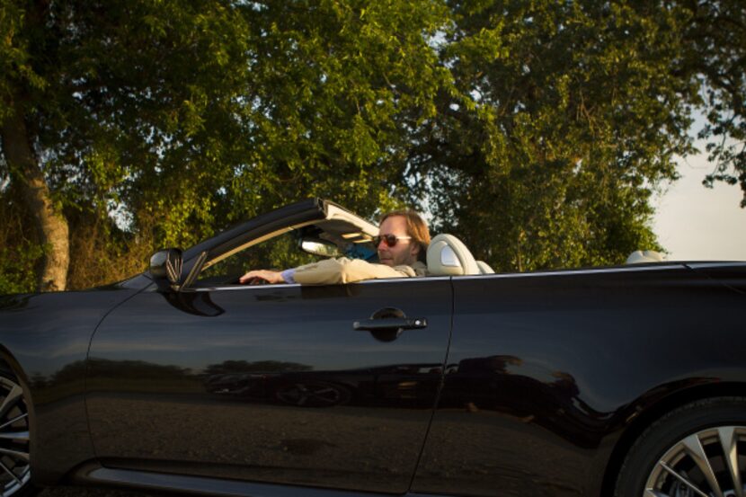 Christopher Wynn in the Infiniti G37 Convertible Sport 6MT