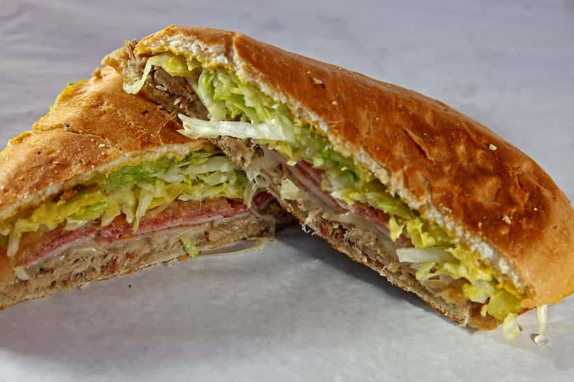 The Key West Mix sandwich at C Señor