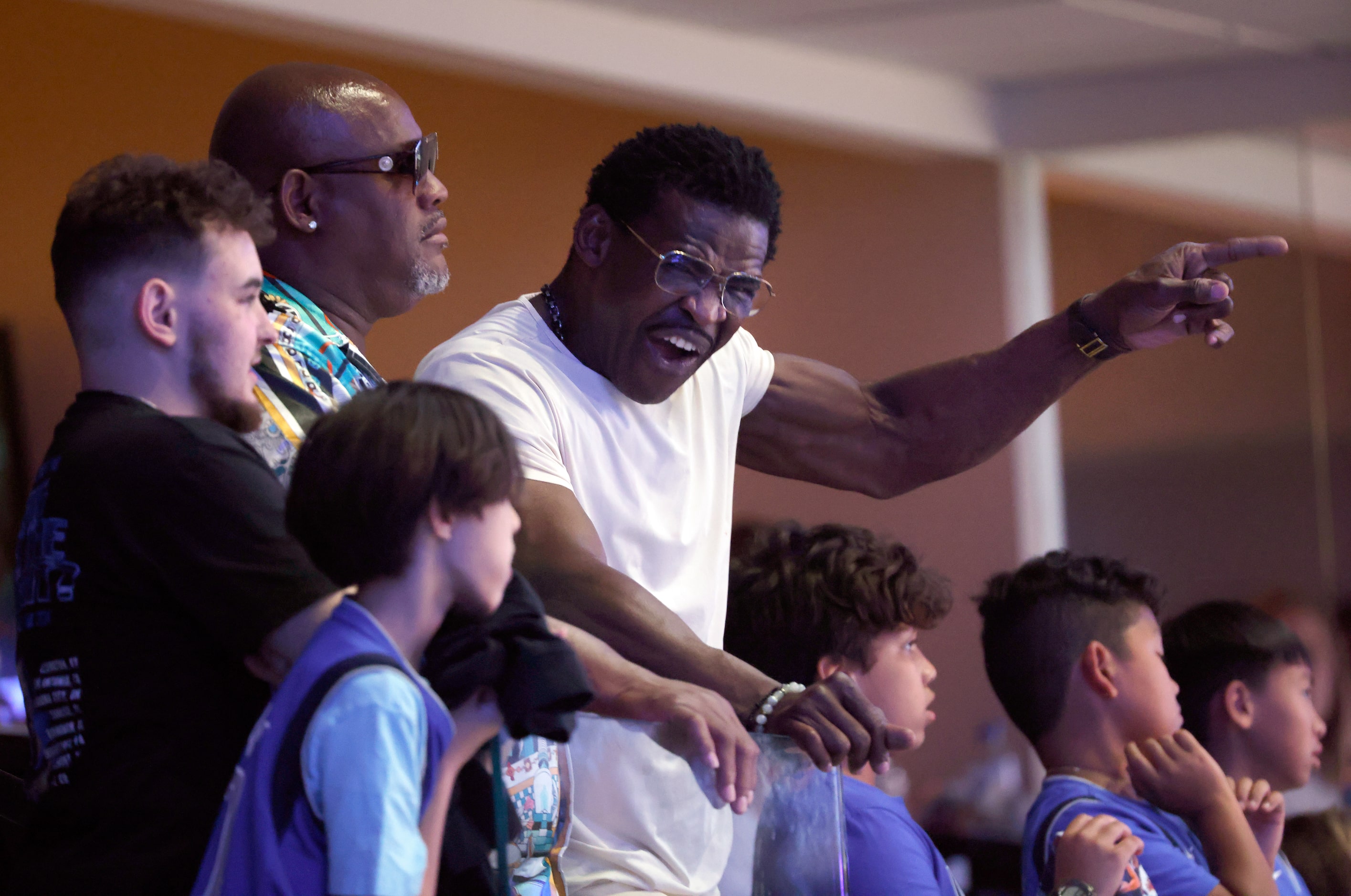 Former Dallas Cowboys Hall of Fame Michael Irvin voices his feelings as the Dallas Mavericks...