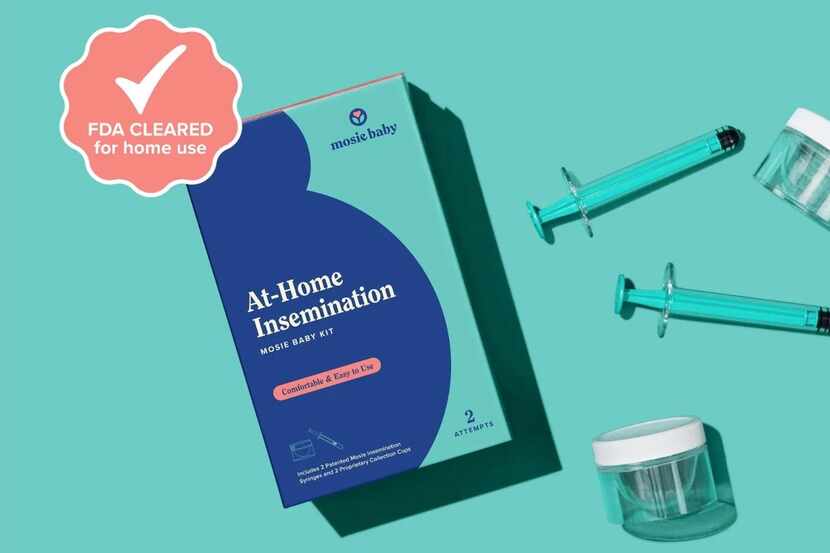 An at-home insemination kit from Mosie Baby, which recently got FDA clearance.