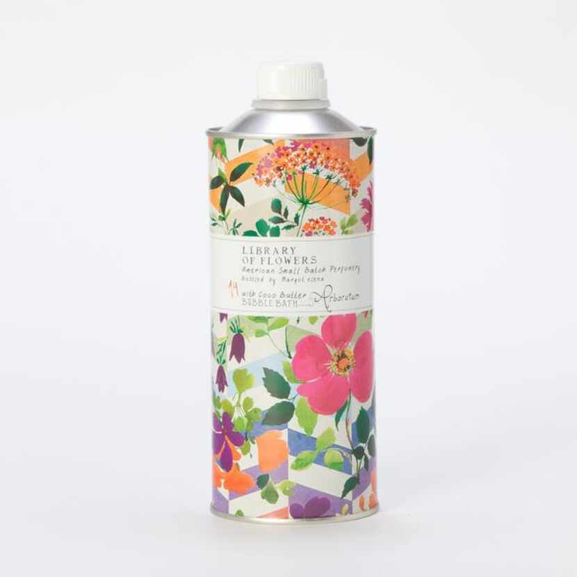 
Bright-flowered bubble bath: Colorado-based perfumery Library of Flowers formulated this...