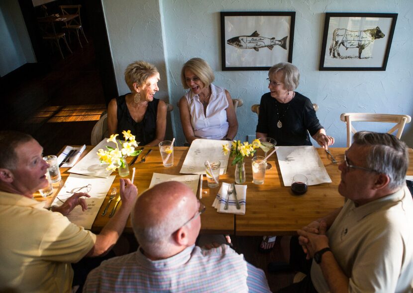 Guests dine at The Heritage Table in downtown Frisco.