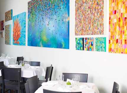 Every six months, a new artist's work will be featured on Kitchen LTO's walls. For now, the...