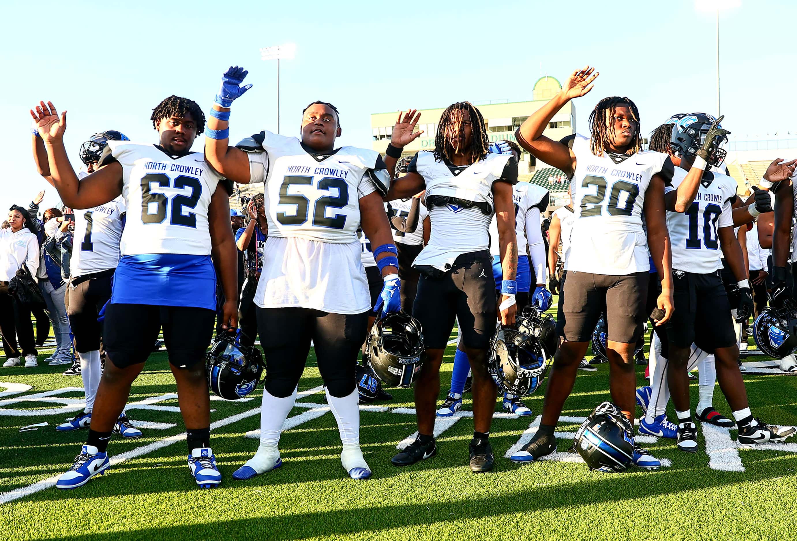 North Crowley beats Allen, 49-37 in the 6A Division I Region I final played on December 2,...