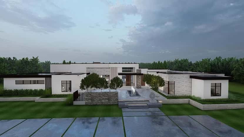 A new-construction property at 6200 Pleasant Run Road in Colleyville was one of the most...