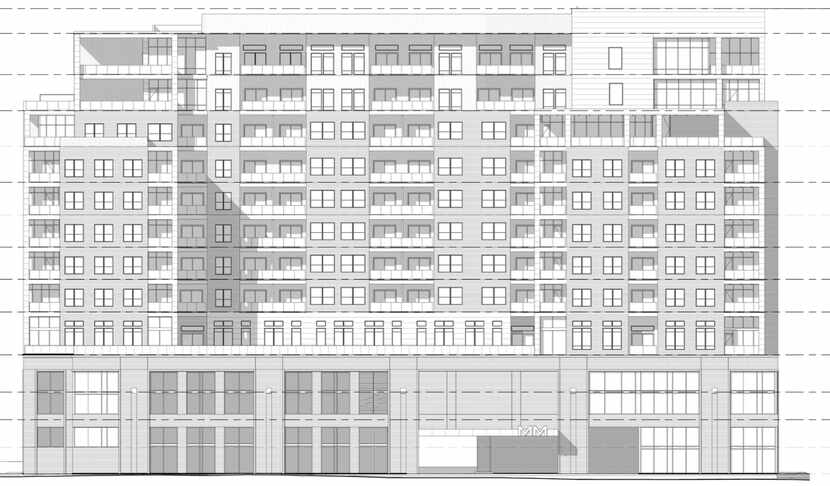 Kairoi Residential's planned Maple Avenue residential building will have 12 floors.