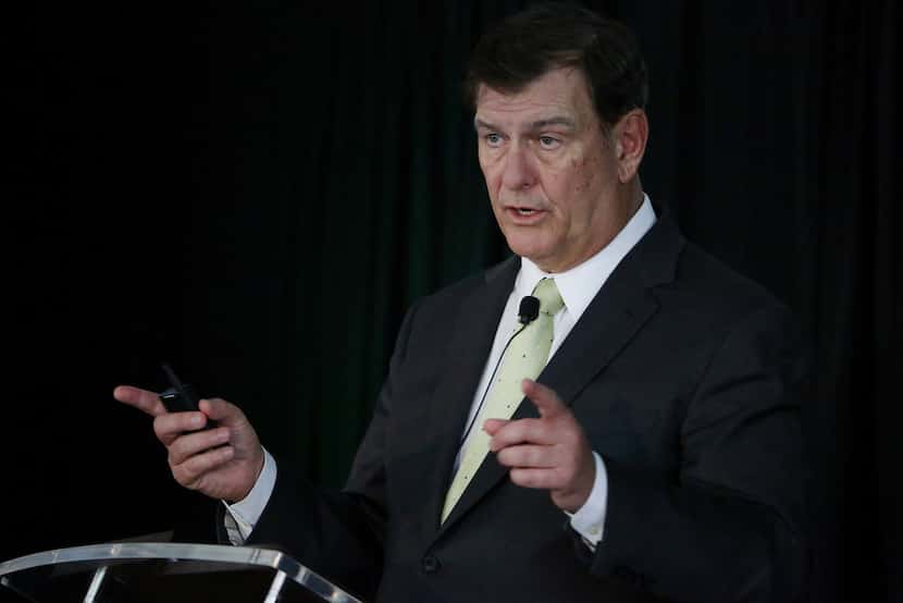 Dallas Mayor Mike Rawlings says times have never been better for Dallas and other cities in...