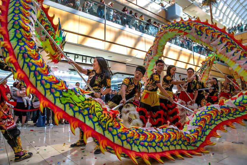 At Galleria Dallas, watch a dragon dance and a drumming performance on Feb. 10. Be sure to...