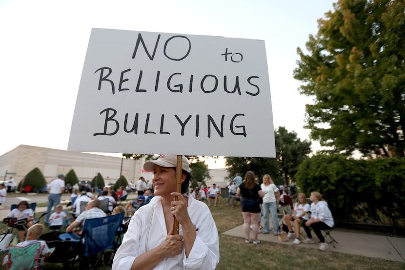 Maria Nevils outside a town council meeting in Fairview, Texas, Tuesday, August 6, 2024....