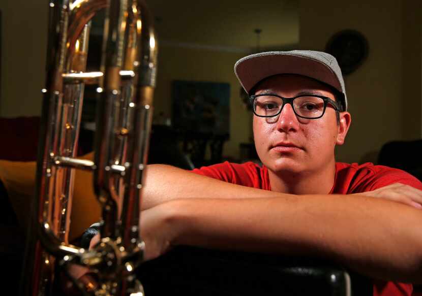 Beau Ballard, 17, a senior at Aledo High School, and his family lost $2,800 after Harmony...
