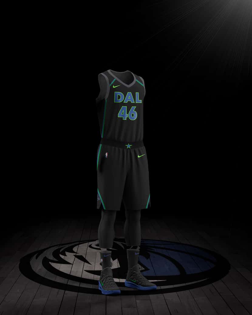 The Dallas Mavericks "City" edition Nike uniforms