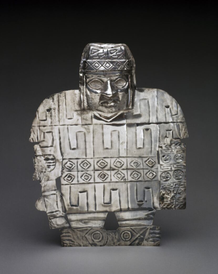 Warrior plaque: silver from “Wari: Lords of the Ancient Andes”