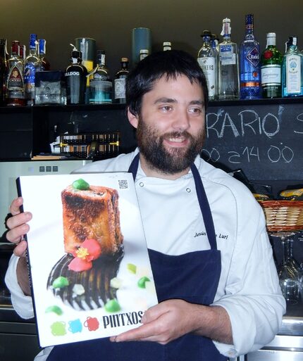 Jesus I igo Luri, the chef/co-owner at Restaurante Abaco in Pamplona Spain has won Best...