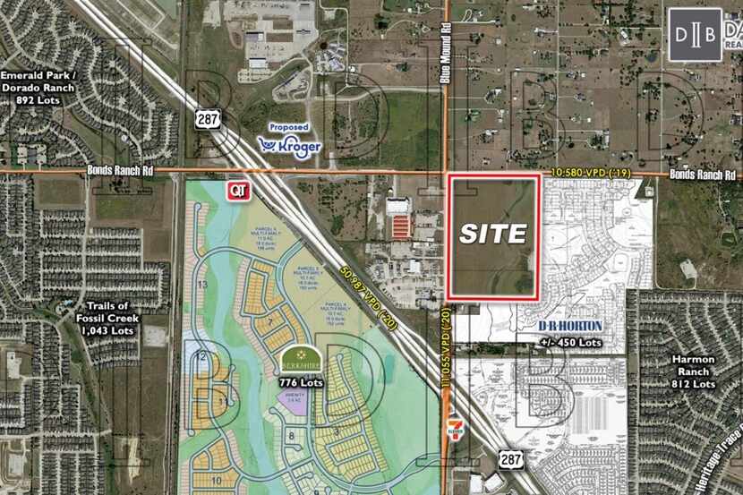 Davidson Bogel has sold 55 acres in North Fort Worth for a community of single-family...