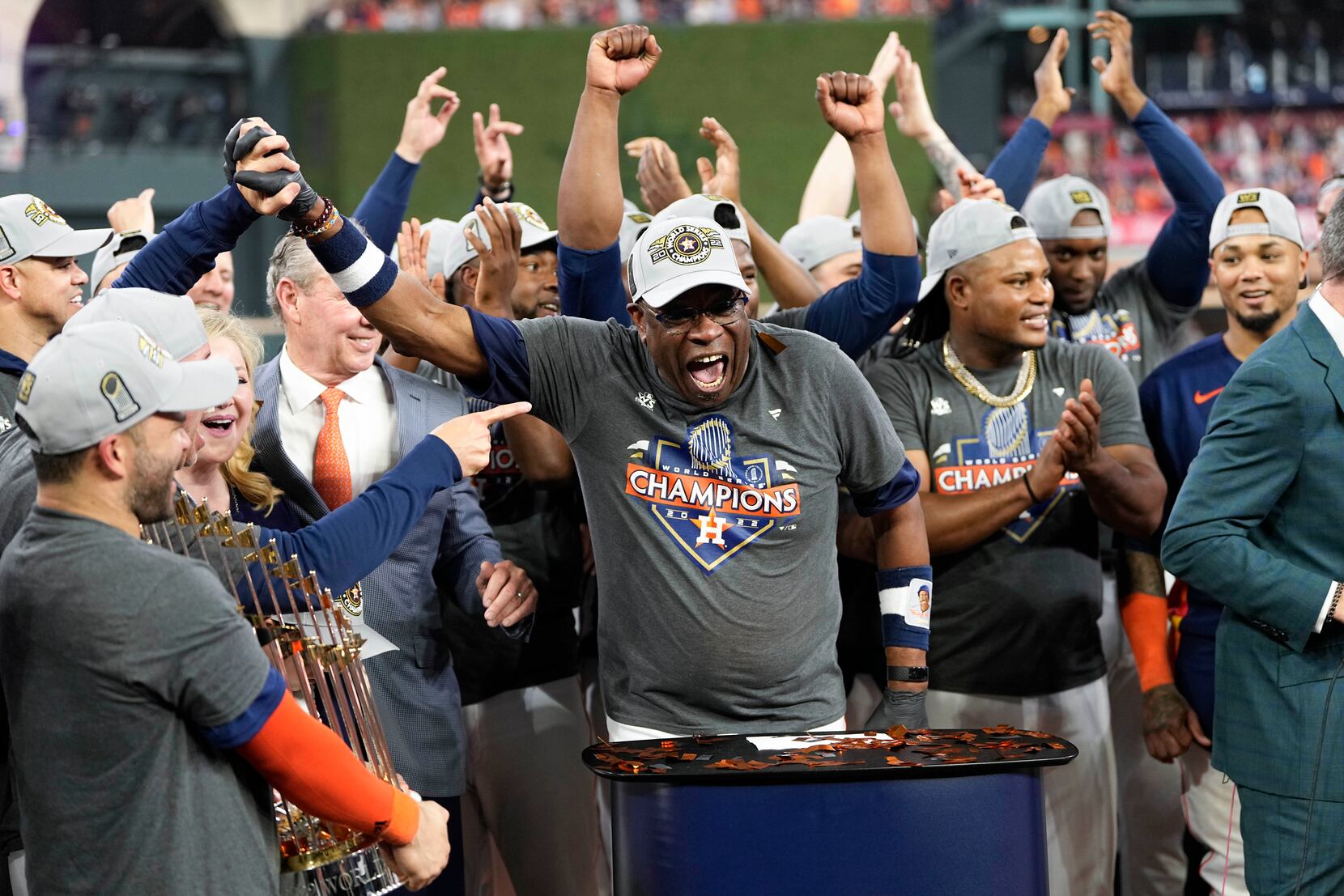 Astros celebreate World Series win at White House