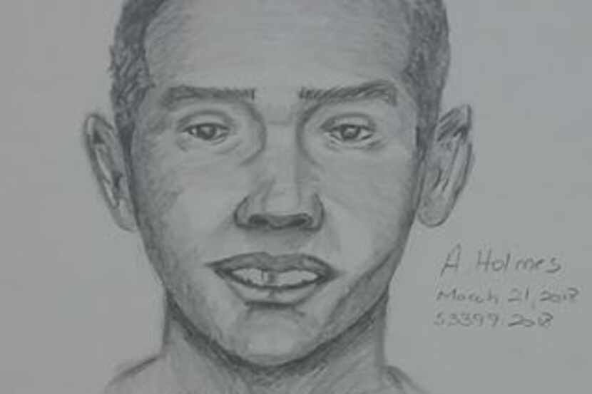 Police sketch of the attacker.