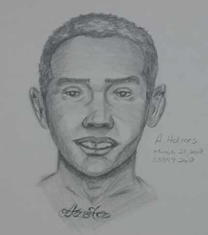 Police sketch of the attacker.