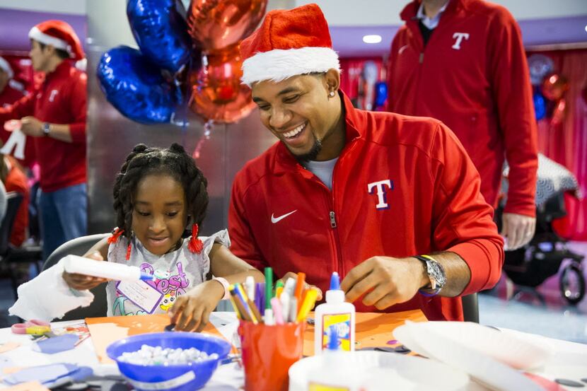 Whether dealing with ill children, fans or the media, Elvis Andrus always does his job with...