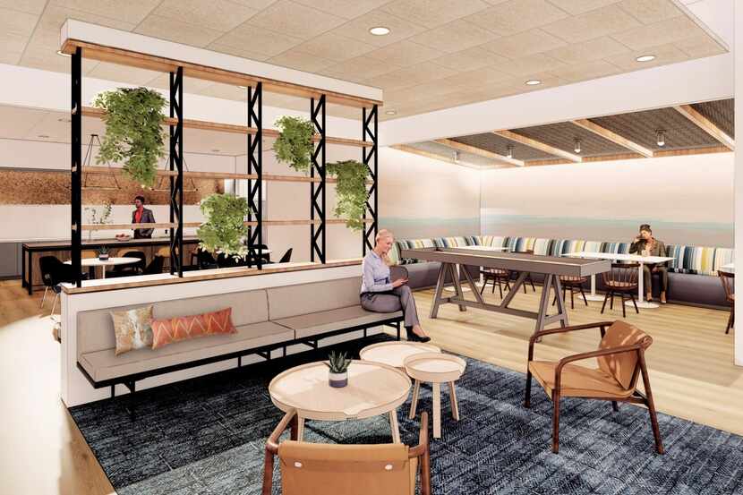 Rendering of the C2 cafe