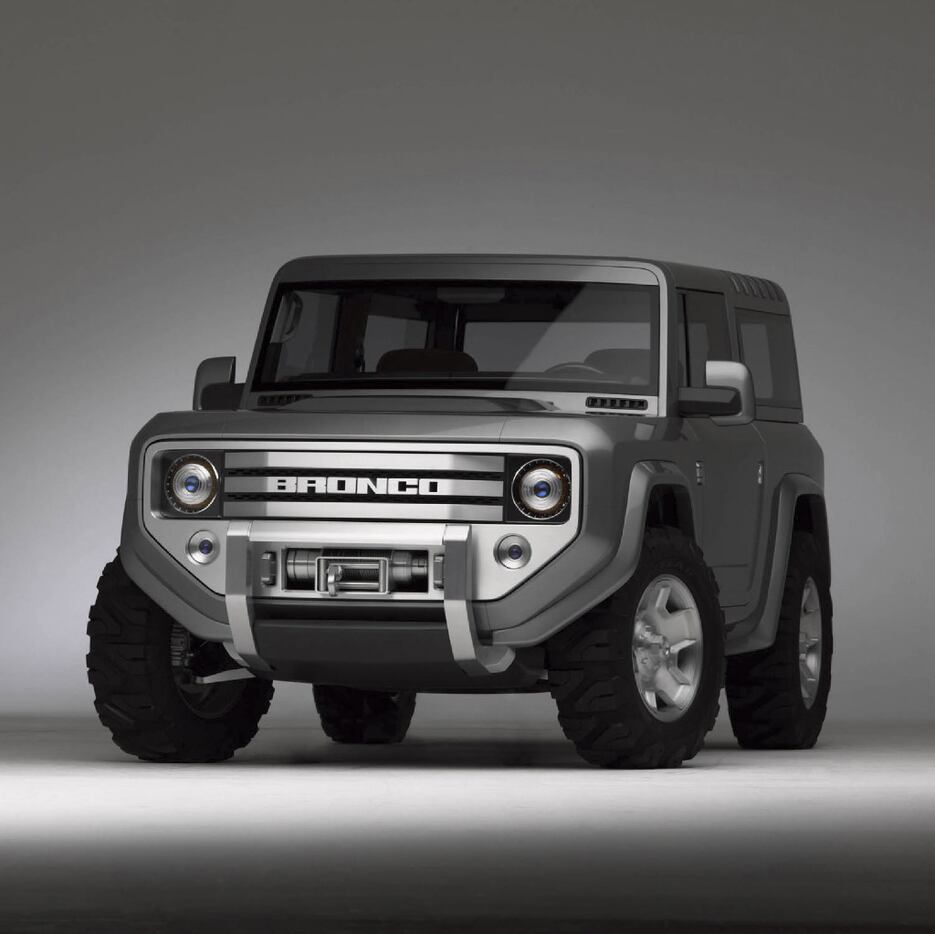 Ford previously teased fans in 2004 with this new Ford Bronco concept car (The Dallas...