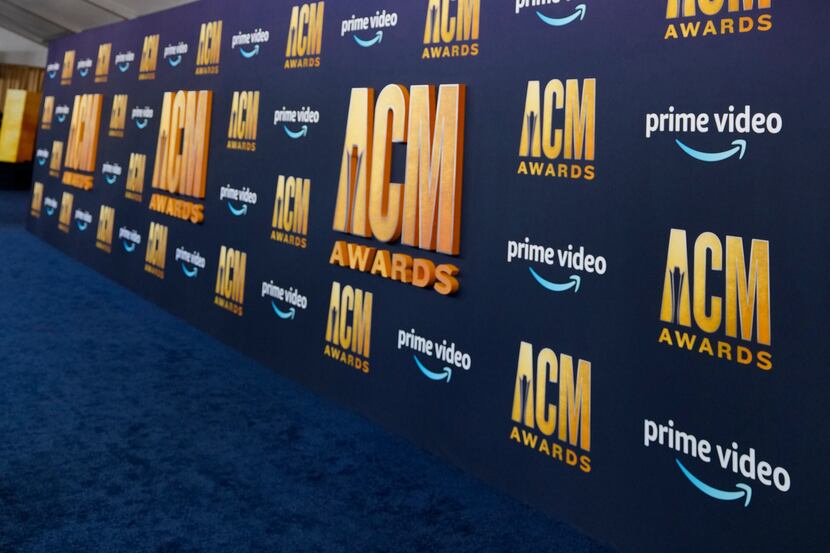 The red carpet is pictured at the 57th Academy of Country Music Awards on Monday, March 7,...