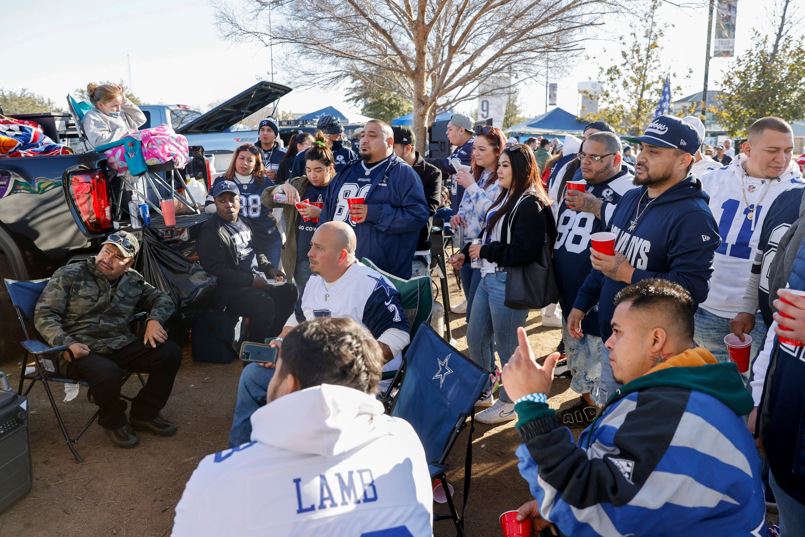 Photos: Playoff ready! Cowboys, fans prepare for wild card matchup vs.  49ers at AT&T Stadium