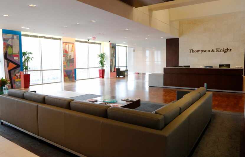 Thompson & Knight, LLP, located at 1722 Routh St. in Dallas. Photo taken on Friday, May 27,...