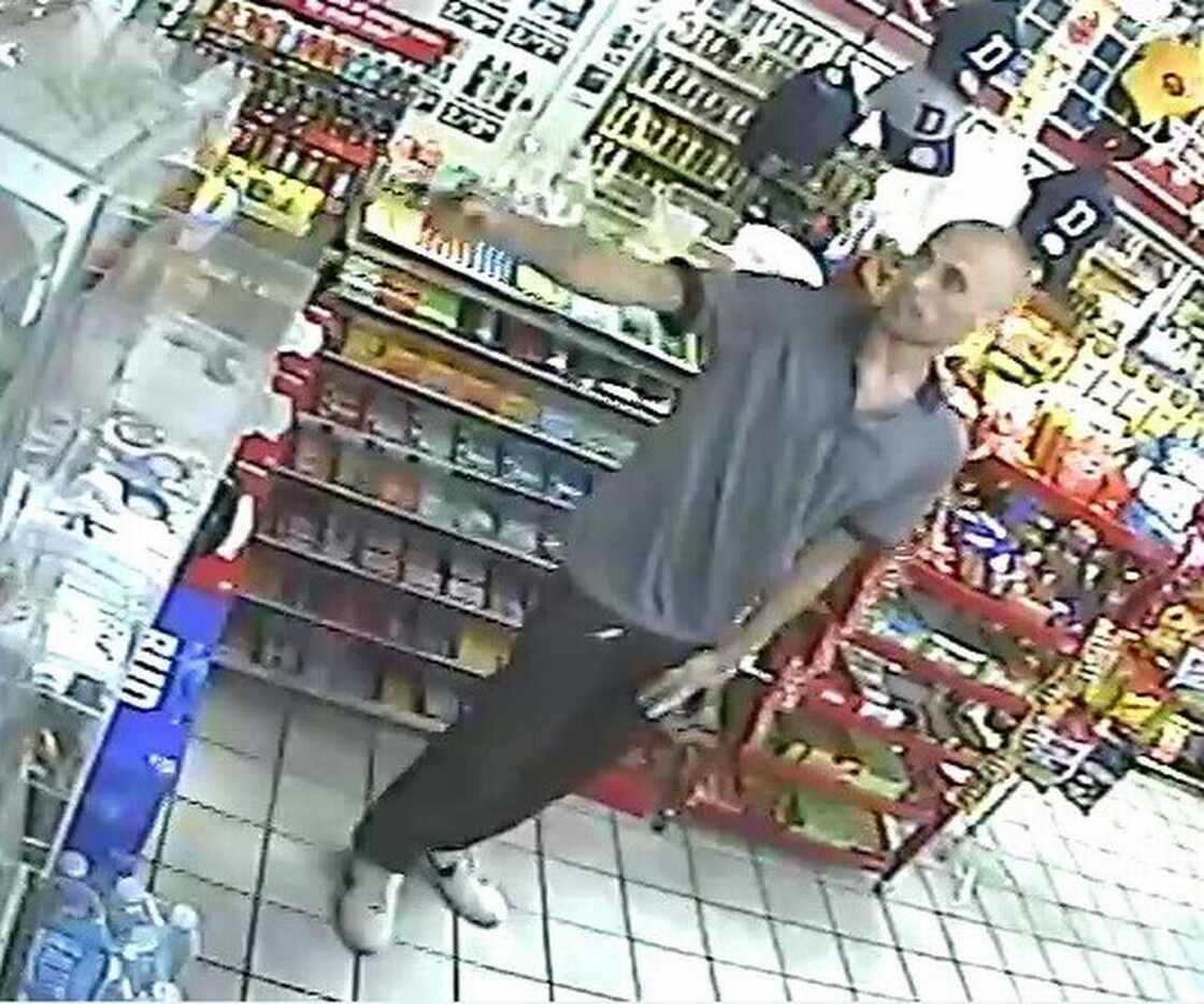 Surveillance footage from a robbery Sunday in Benbrook.