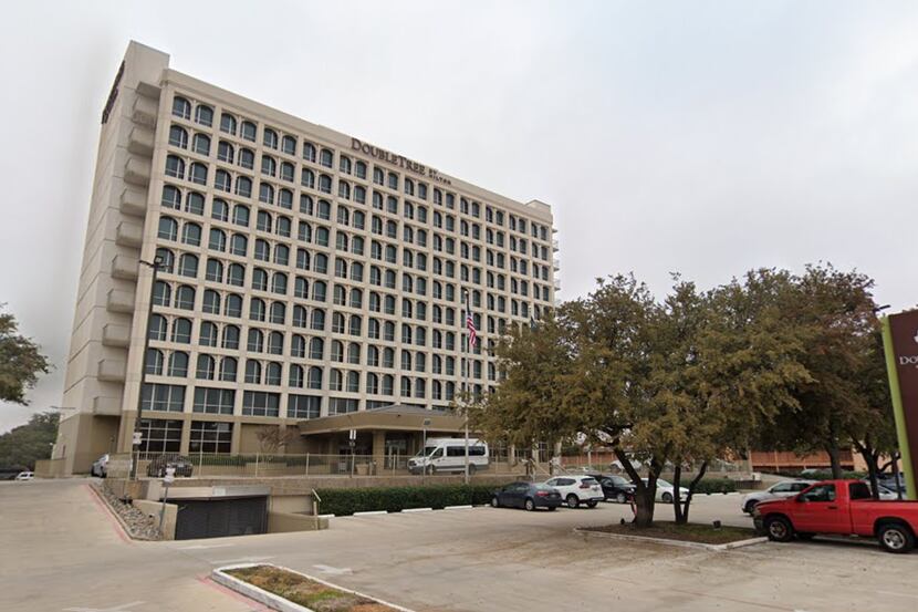 Dallas police said a man was shot Tuesday afternoon at a Stemmons Corridor hotel.