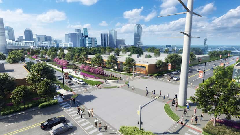 A long-anticipated extension of the Katy Trail under Interstate 35E to the Design District...