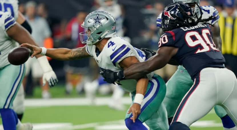 Dak Prescott (4) (AP Photo/David J. Phillip)