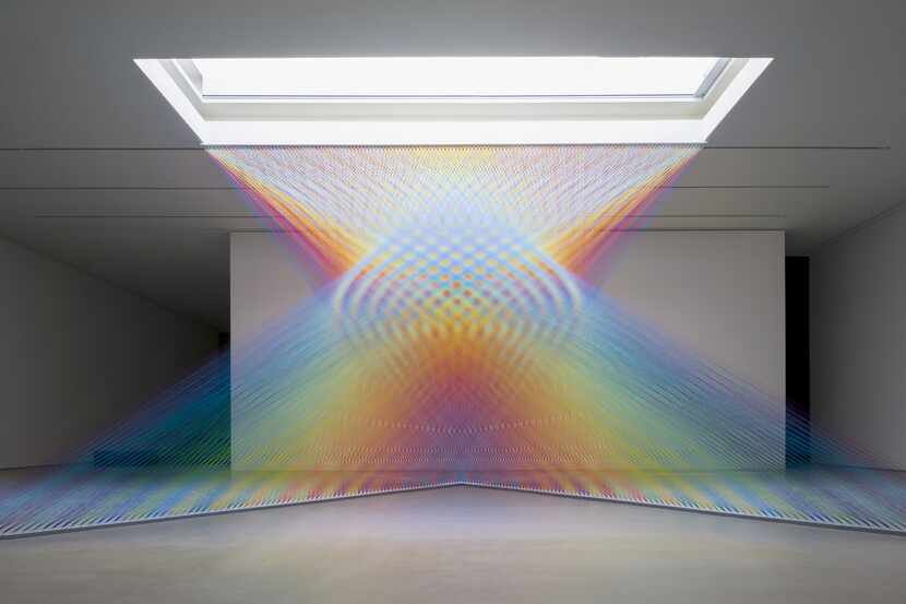 Work by artist Gabriel Dawe is part of the Pandemic Faire, a digital art exhibition created...