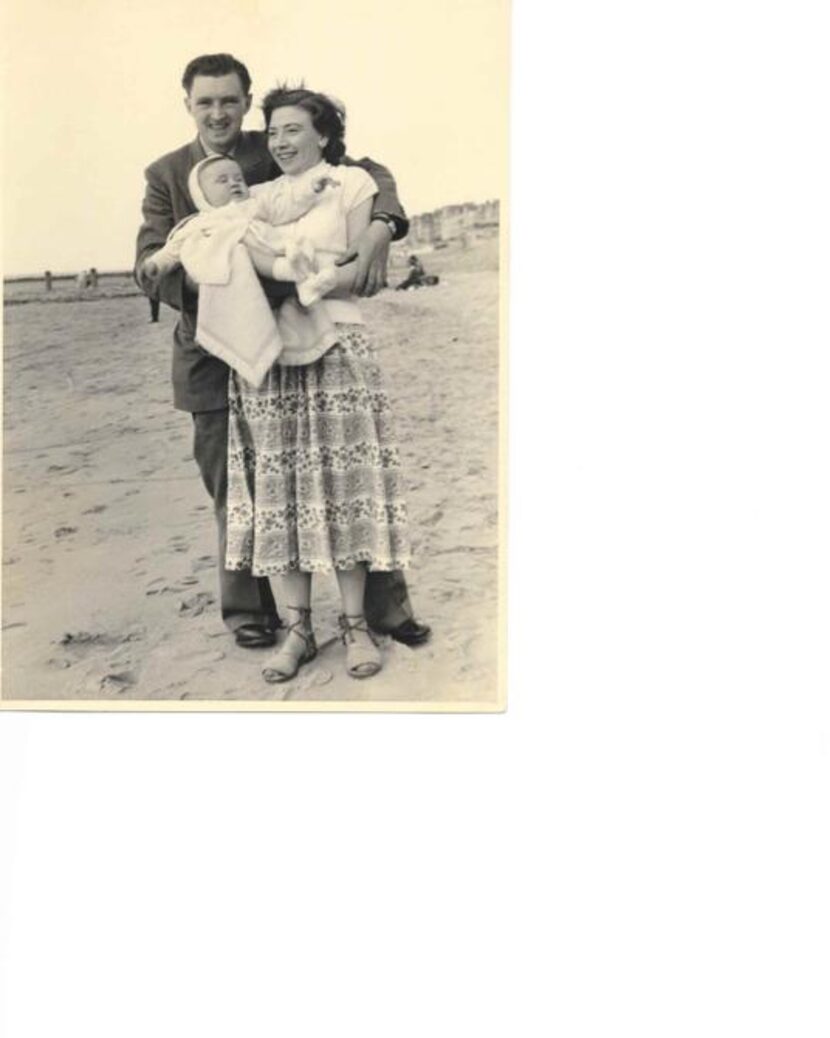 
Dennis and his late wife Doreen are pictured with their first born son, Dennis Anthony.
