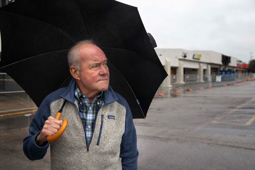 Mike Hopkins said he has had offers for his shopping center — as-is —but has refused...