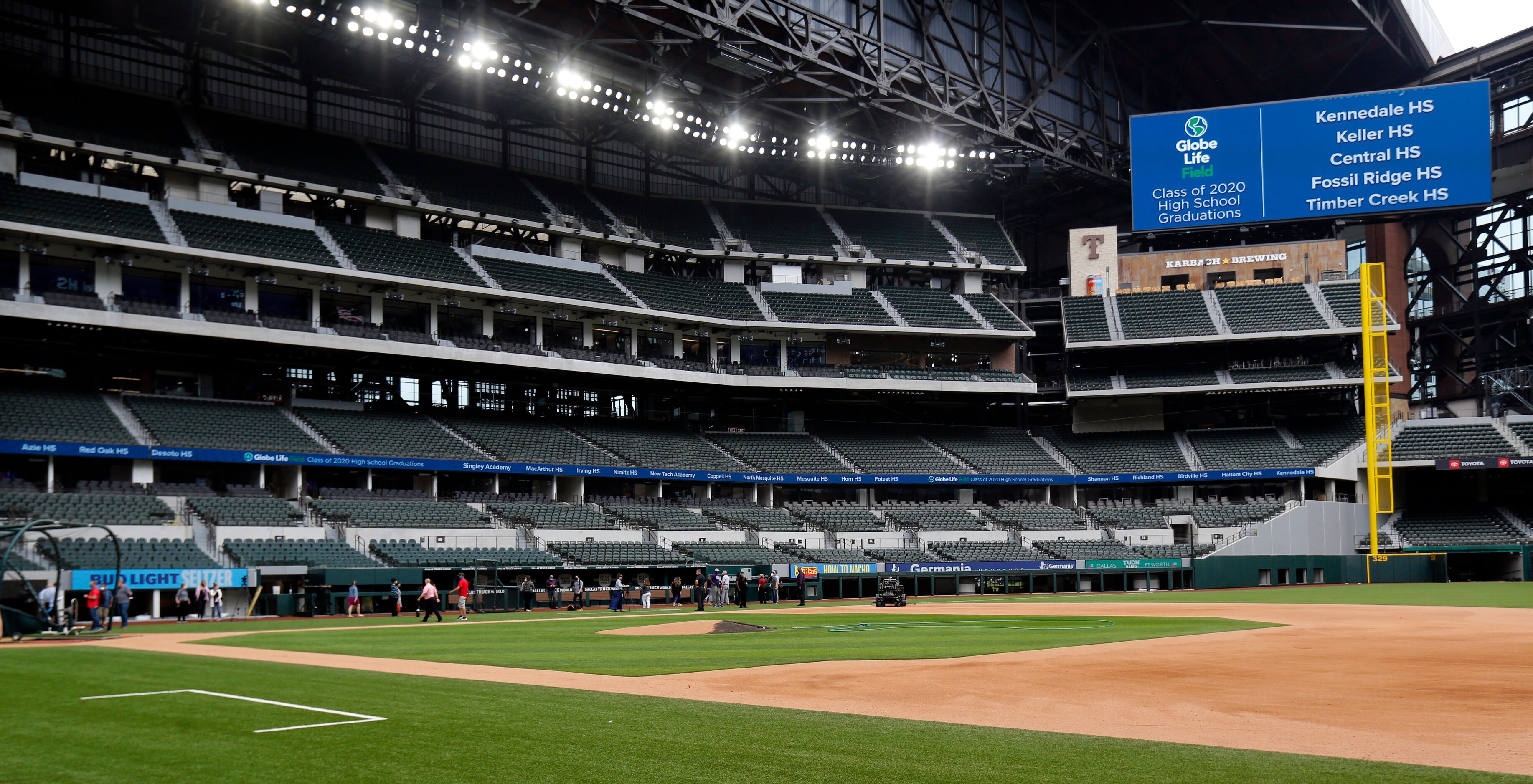 The newly completed Globe Life Field in Arlington, Texas, is getting ready to host several...