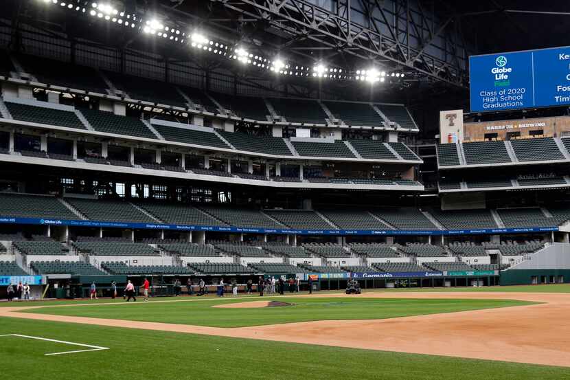 The newly completed Globe Life Field in Arlington, Texas, is getting ready to host several...