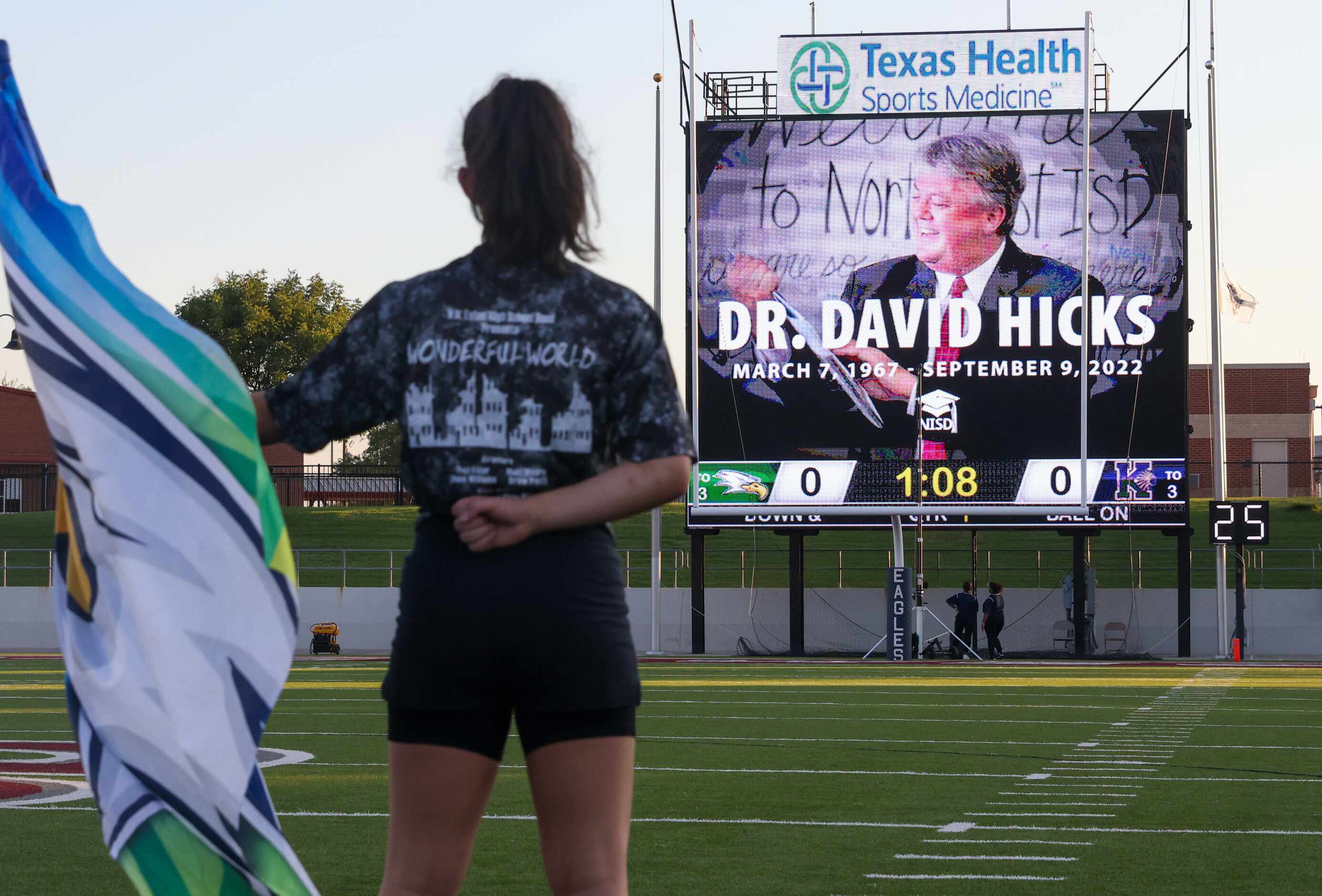 A moment of silence was taken in honor of Superintendent David Hicks, who passed away the...