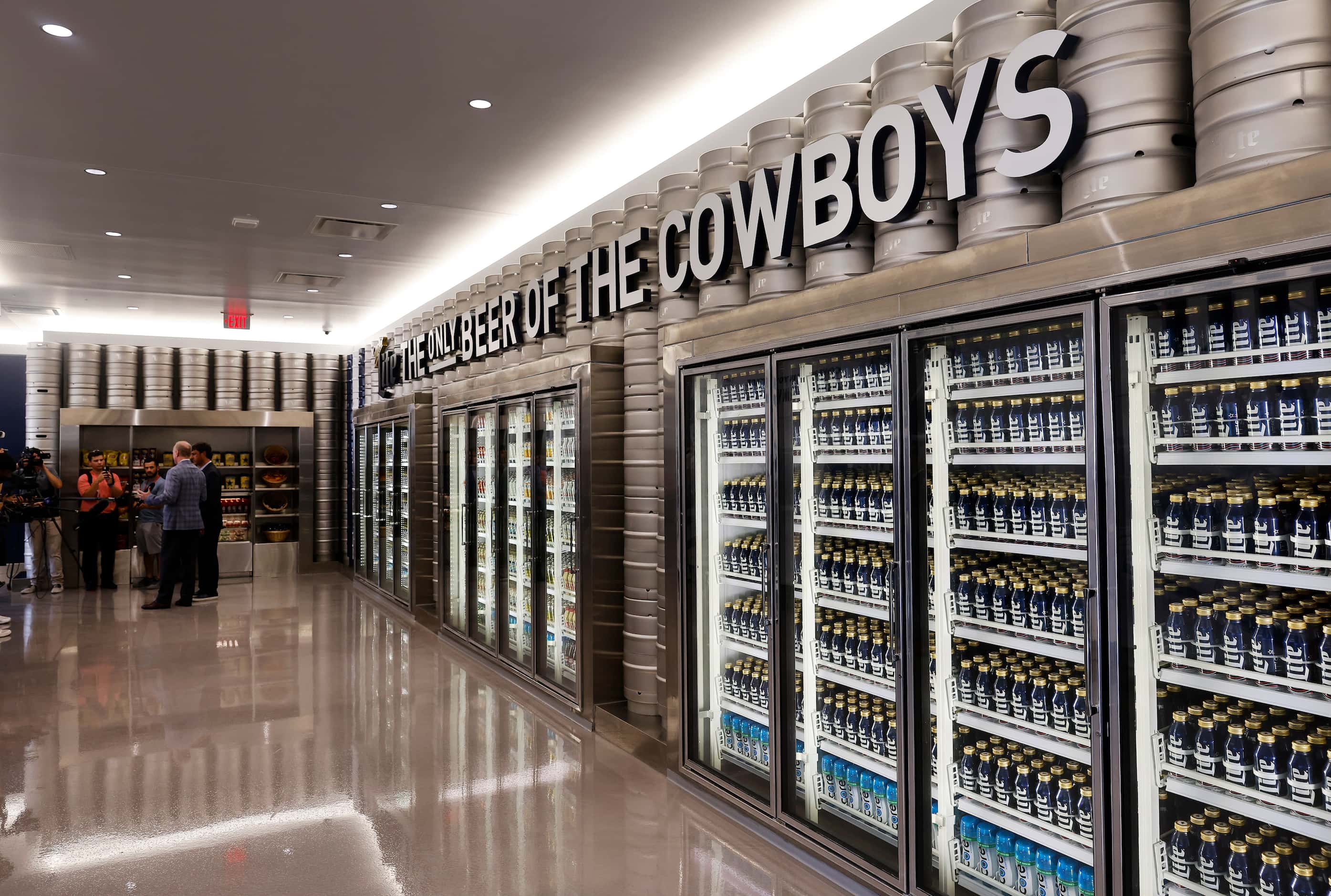 An air-conditioned walk-in beer cooler totaling 1200 sq feet is part of the newly...