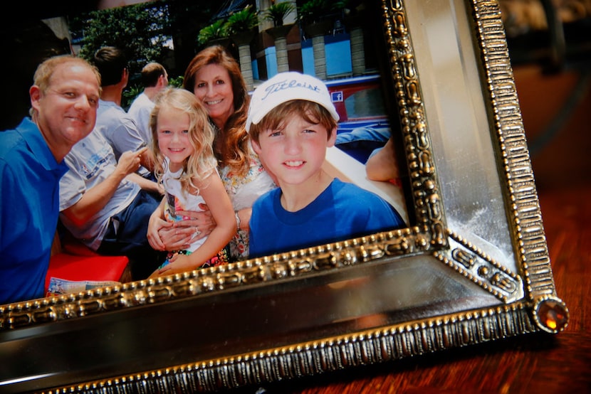 In this 2014 photo taken along the San Antonio Riverwalk, Cathy and Mark Speed are pictured...