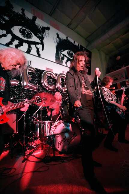 The Alice Cooper Group performs at Good Records in 2015.