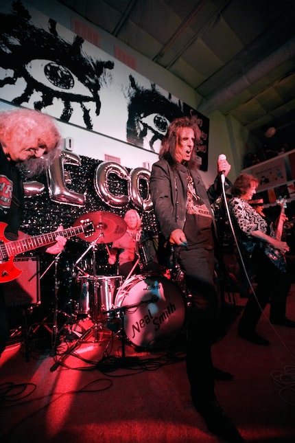 The Alice Cooper Group performs at Good Records in 2015.